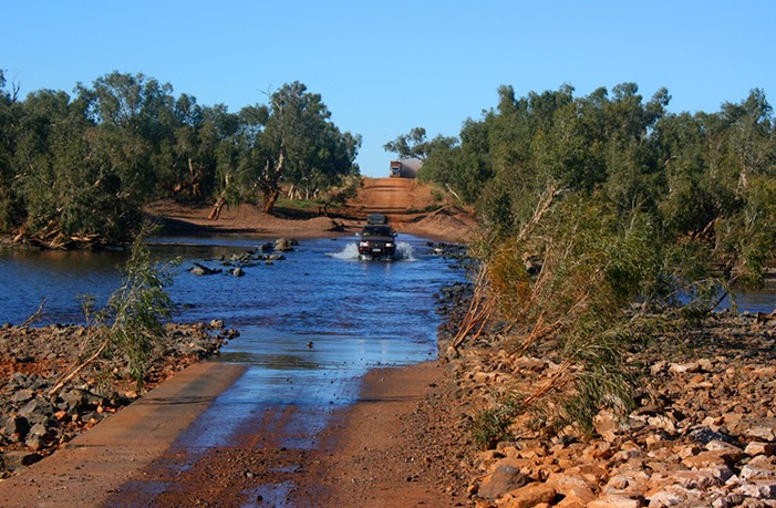 De Grey river crossing